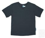 Jongens Basic Shirt korte mouw - Grijs (Anthracite Grey)